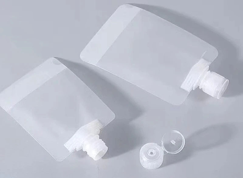 30/50/100ML Verdickter Reisegröße Nachfüllbarer Beutel Tragbarer Kosmetik-Quetschbeutel für Lotion, Shampoo, Duschgel, Gesichtsreiniger – Detail 7