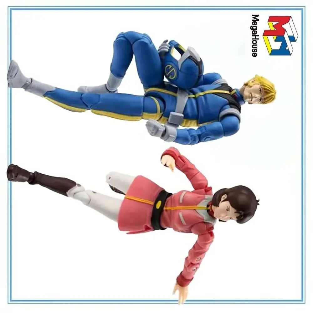 MegaHouse G.M.G. 100% original Coleção Forças da Federação da Terra Kidou Senshi Gundam Mirai Yashima Sleggar Law Action Figure