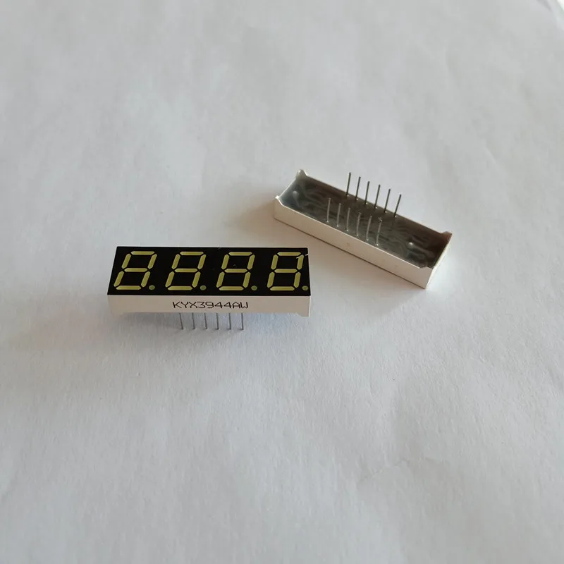 10Pcs 0.39 Inch 4Bit Red Light Digital Module KYX-3944AS KYX-3944BS 40*12.8*7MM LED Digitron Common Anode Cathode Digital