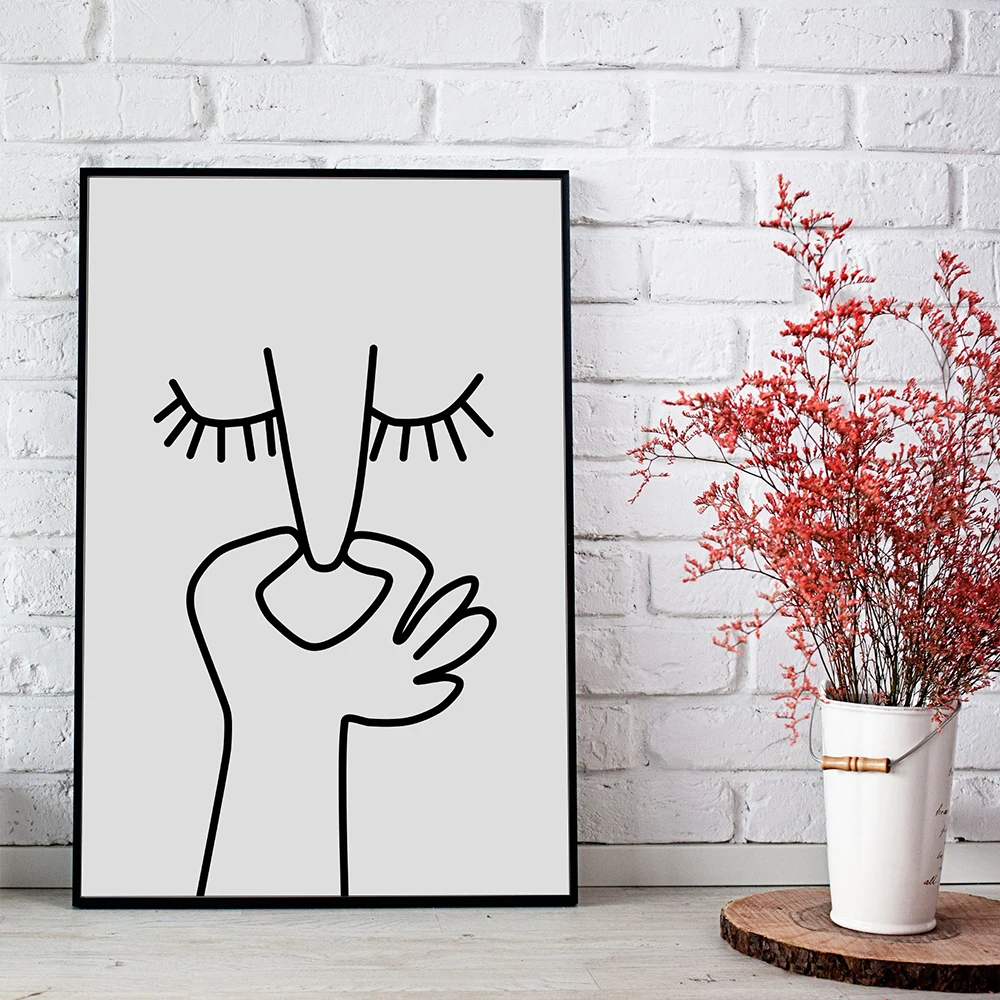 I Hate My Jobs Funny Toothbrush Toilet Paper Posters Print Humor Black White Quotes Canvas Painting Wall Art Bathroom Room Decor — zdjęcie 3