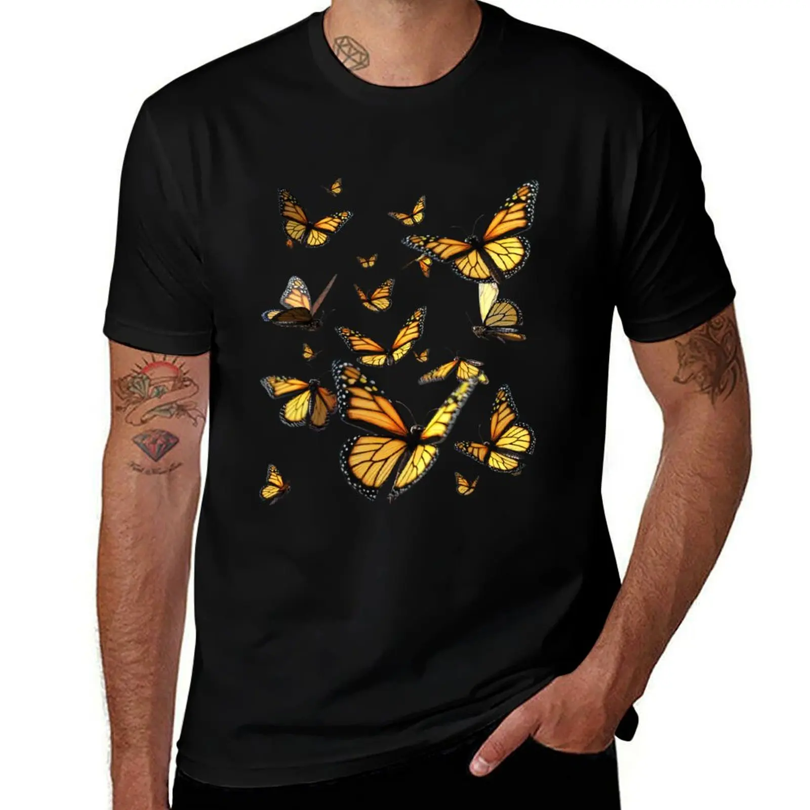

Monarch Butterfly T-Shirt vintage graphic tee anime anime tshirt mens tall t shirts