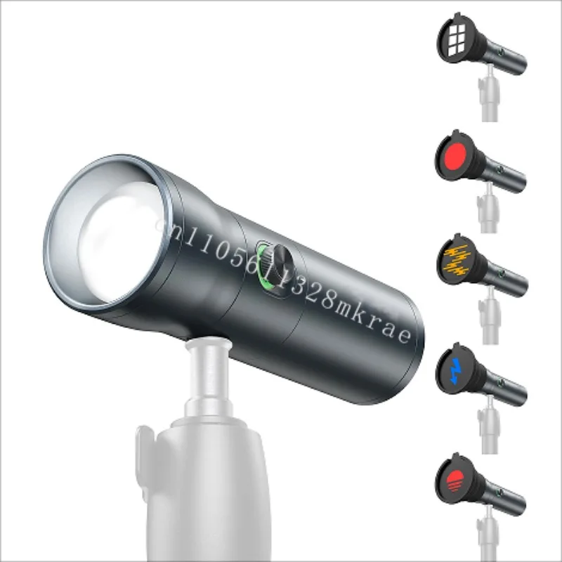 

New RGB Light Emitting Diode Photography Flashlight, 7500 mAh Aluminum Pattern Ambient Light, 4-color fill light with filter