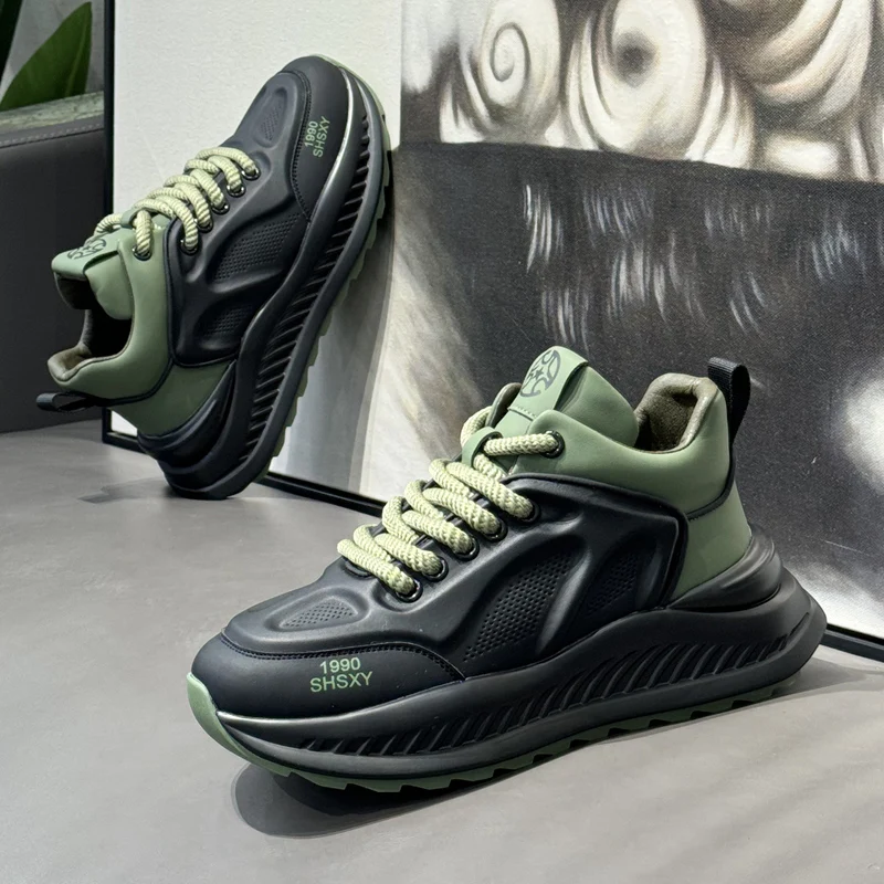 2025 Autumn New Trend Men's Casual Shoes Comfortable Breathable Man Mixed Colour Footwear Male Sneakers Youth Tide Sneakers Male