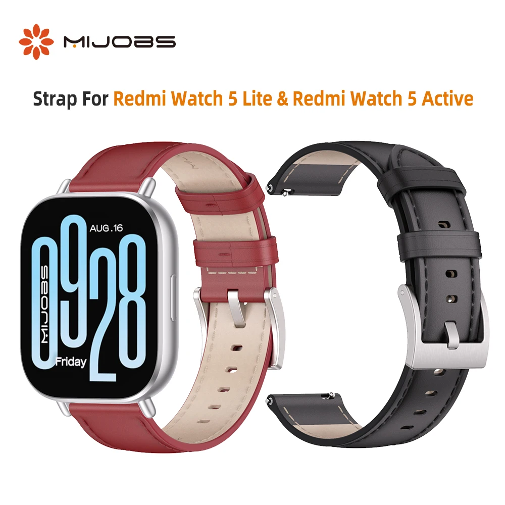 

Кожаный ремешок для Redmi Watch 5, активный ремешок для часов для Xiaomi Redmi Watch 5 Lite, умные часы, вентилируемый браслет, аксессуары