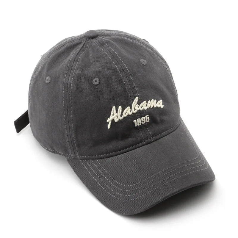 النساء الرجال قبعة بيسبول قطنية مغسولة خمر الكورية اليابانية نمط التطريز الشمس حماية في الهواء الطلق للجنسين قبعة ​ ​