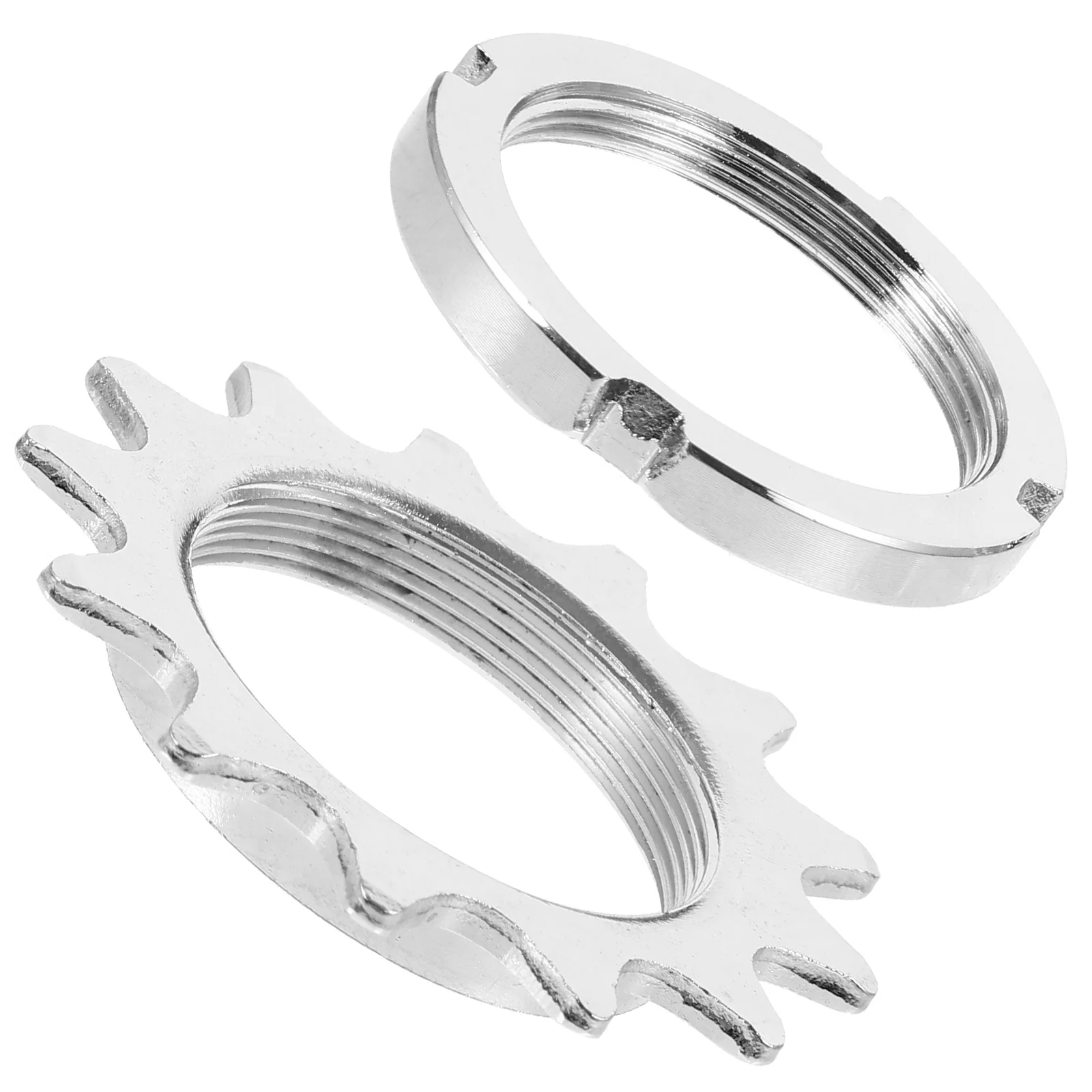 

1Set 13T Flywheel Lock Ring Fixed Gear Hub Freewheel Single Speed Bicycle Rear Sprocket High Strength Steel Wear Resistant
