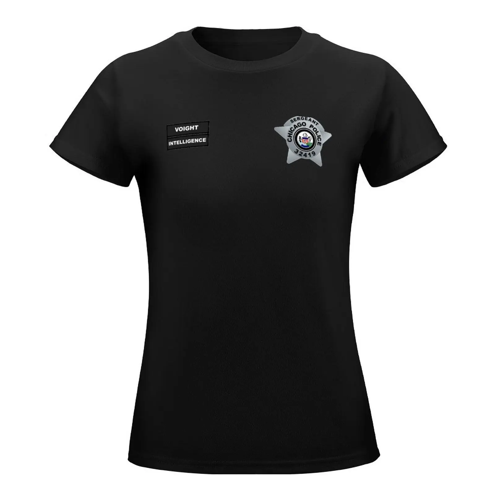 CHICAGO P.D - SERGEANT HANK VOIGHT - INTELLIGENCE BADGE VEST T-Shirt plus size tops funny tops tshirts woman