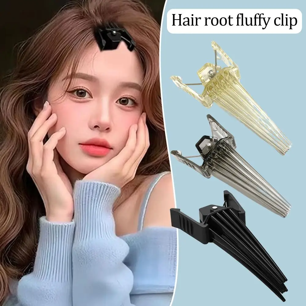 Hair Root Fluffy Clip Korean Unisex Root Booster Hairpin Fluffy Styling Clip Hair Comb High Skull Top Hair Clip Hair Volumizer