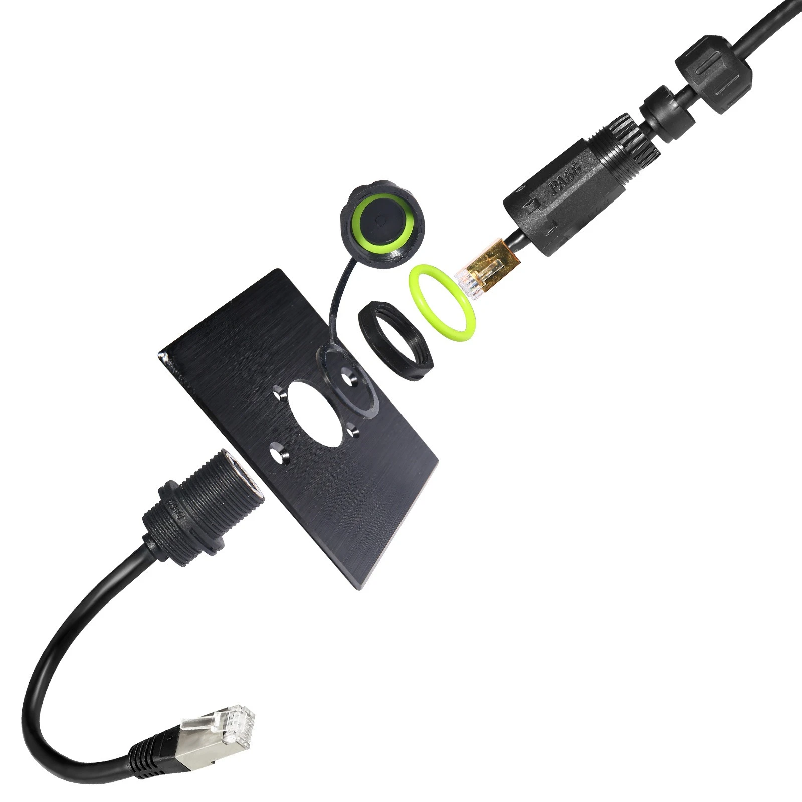 25/50/100cm Starlink Ethernet Adapter Gen 3 Mini Starlink Cable Extension to RJ45 Coupler Waterproof with Starlink Gen 3 Dish