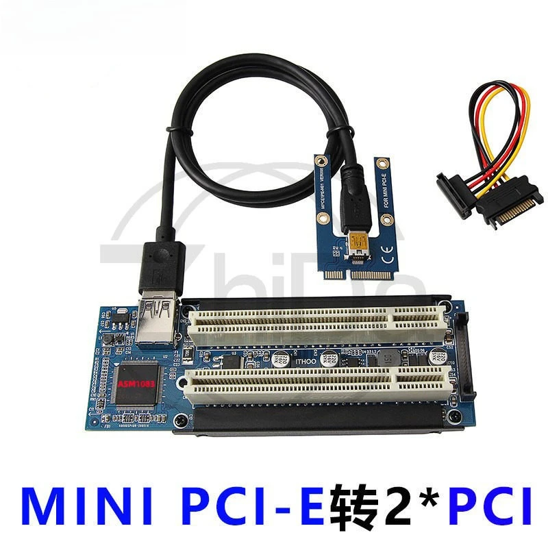 Mini PCI-E to PCI Adapter Card, Mpcie to PCI Slot Expansion Card for Industrial Motherboard, PCI Capture Card External Adapter