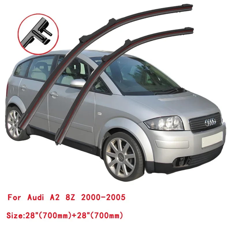 

For Audi A2 2000-2005 Car Windshield Wiper Blade Front Windscreen Brushes Washer Accessories Window Cleaning Replacement Parts