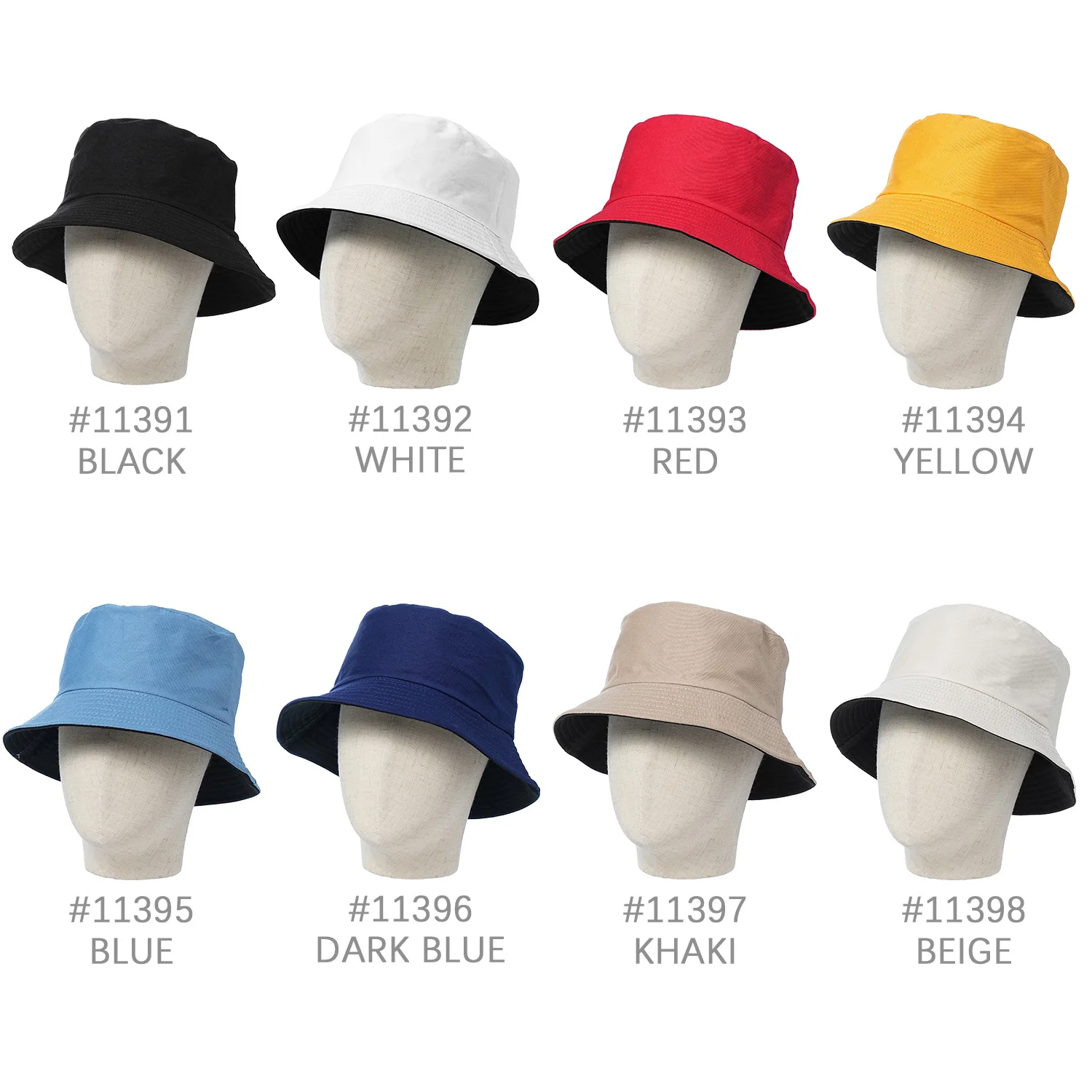 New Unisex Cotton Bucket Hat Two Side Wear Women Summer Sunscreen Panama Men Outdoor Fisherman Beach Cap Boonie Sunhat