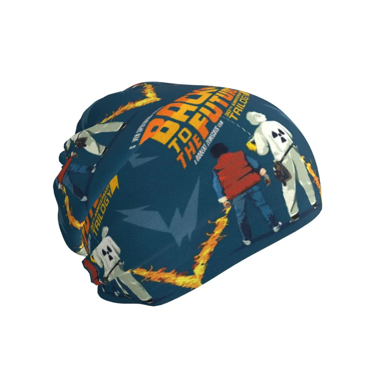 Back To The Future Bandana Neck Cover Printed Magic Scarf Multifunction Face Mask For Men Women Adult Breathable