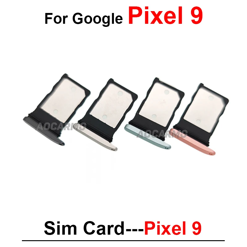 SIM Card Socket Slot Sim Tray Holder Repair Replacement Parts For Google Pixel 9 / 9Pro 9 Pro XL Pixel Fold2 Fold1