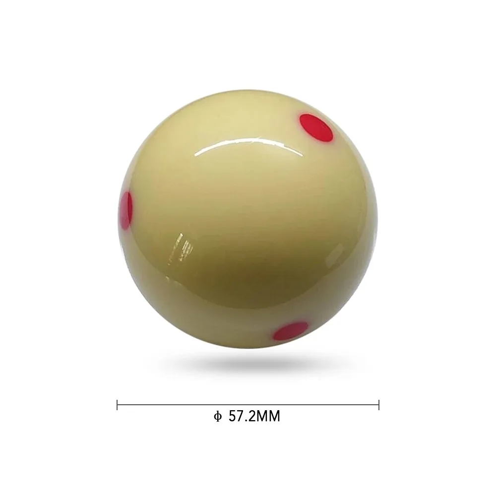1/2pcs Billiard Cue Ball 57.2 Mm Standard Regular Black 8 Ball Snooker Training Replacement Practice Billiard Made Of Resin