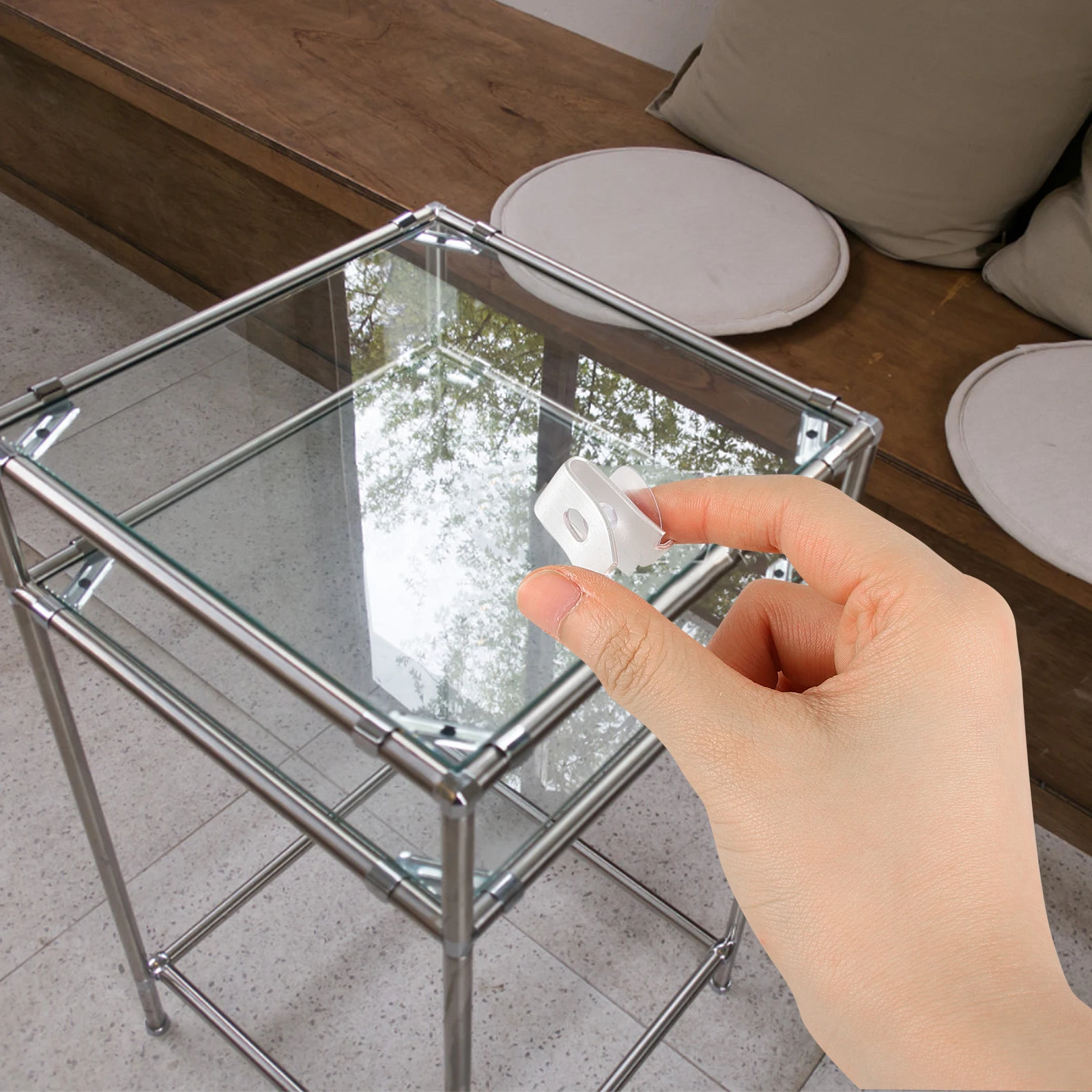 

8 шт. для фурнитуры для полок, опоры для полок шкафа, зажимы, металлические стеллажи, фурнитура для книжного шкафа, прочная, простая установка