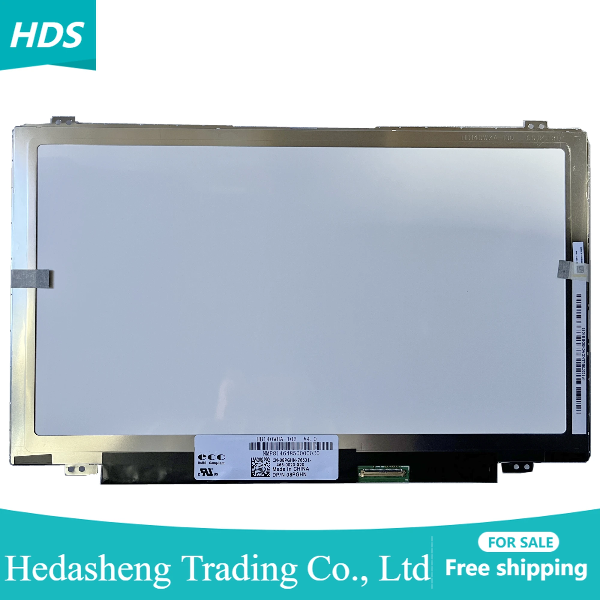 

HB140WHA-102 V4.0 14.0inch 1366×768 200nits eDP 40pins WLED Laptop computer LCD Screen LED