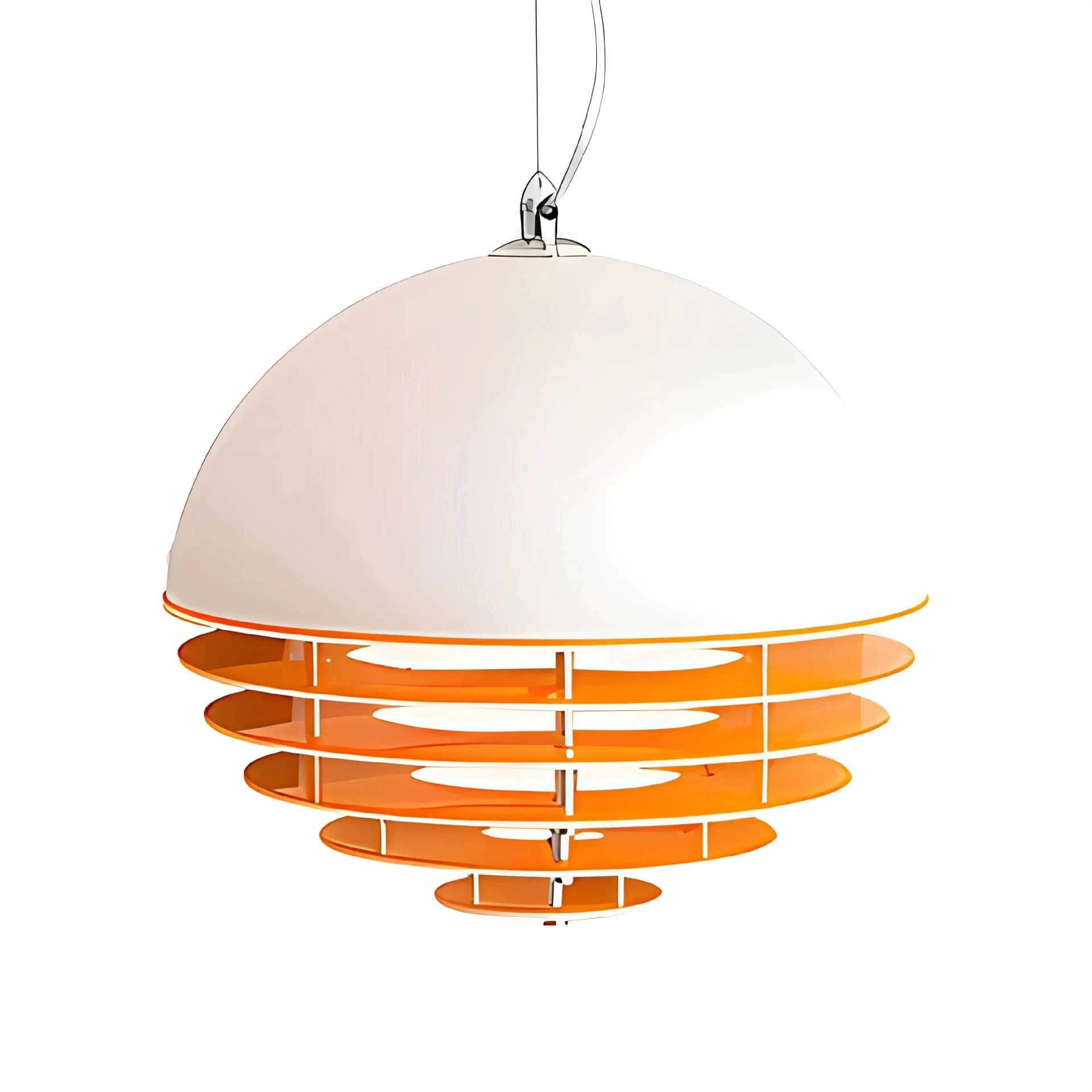 Medieval Sunset Orange Restaurant Pendant Bauhaus Cafe Bar Bar Island Window Stand Ceiling Light Simple Atmosphere Light