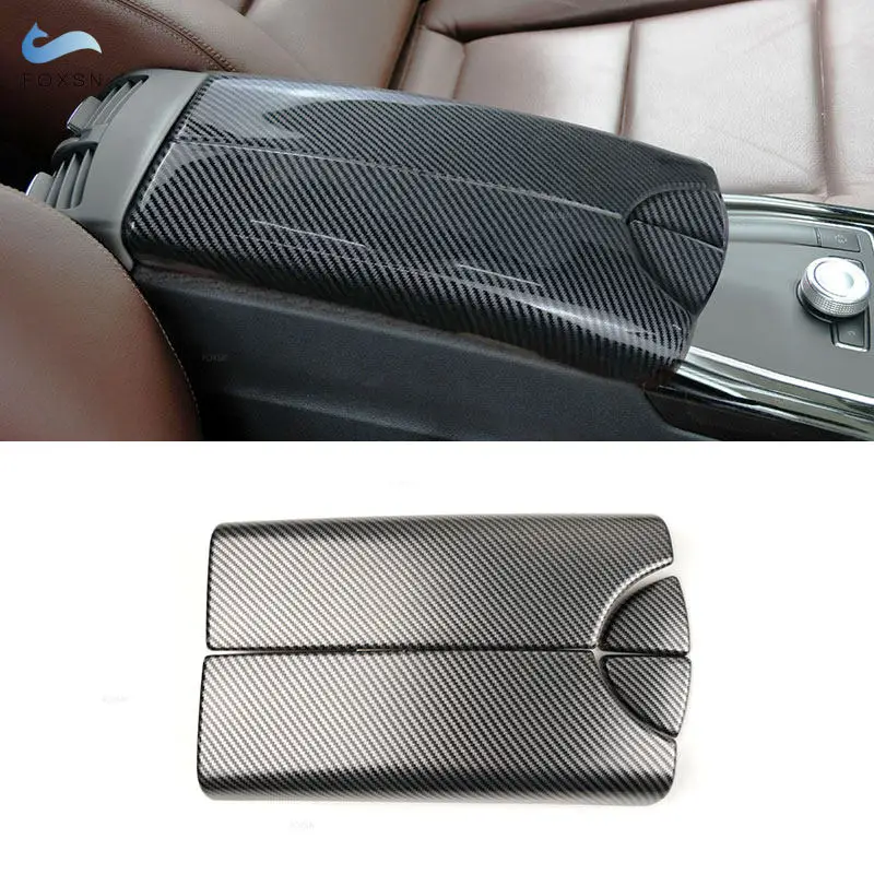 for-mercedes-benz-e-class-w211-2003-2004-2005-2006-2007-2008-abs-car-center-console-lid-armrest-box-panel-frame-cover-trim