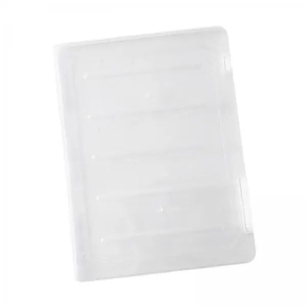 Clear Press on Nail Organizer and Display Storage Box Dustproof Waterproof Compact Case for Nail Accessories and Kits
