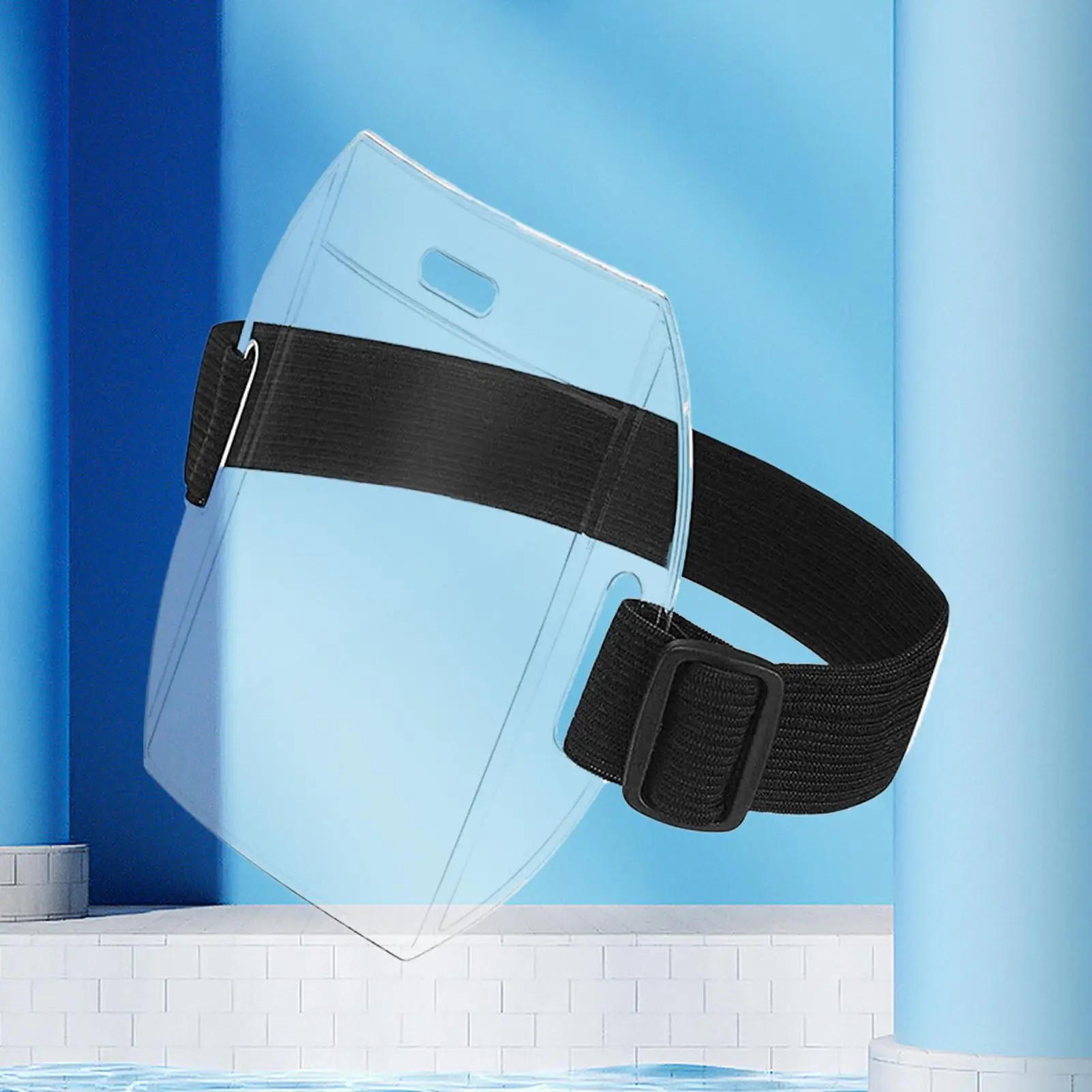 Ski Pass Bag Arm Badge Holder Armband Plastic PVC IDs Cards Holder With Adjustable Strap Name Label Holder