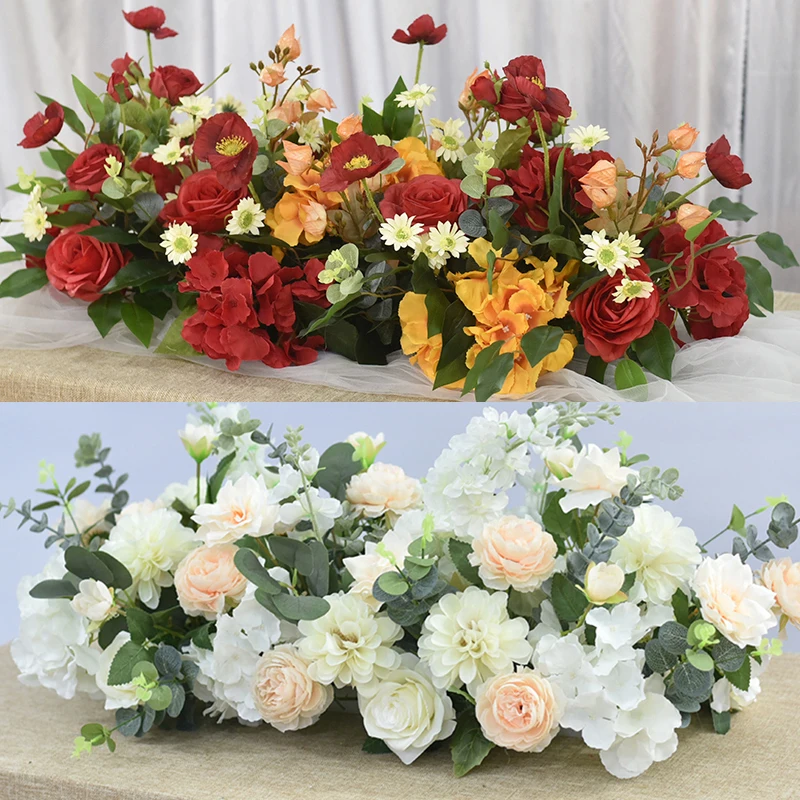 Wedding  Artificial Flower Row Rose Peony  Wall  Arrangement Supplies Decor for Party Wedding Arch Backdrop Road Cited Flower