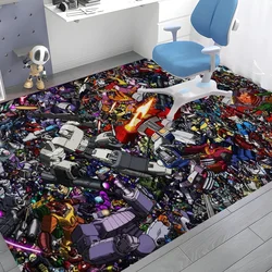 Cartoon T-Transformers Autobots Bathroom Mat Anti-slip Absorb Water Long Strip Cushion Bedroon Mat Welcome Doormat