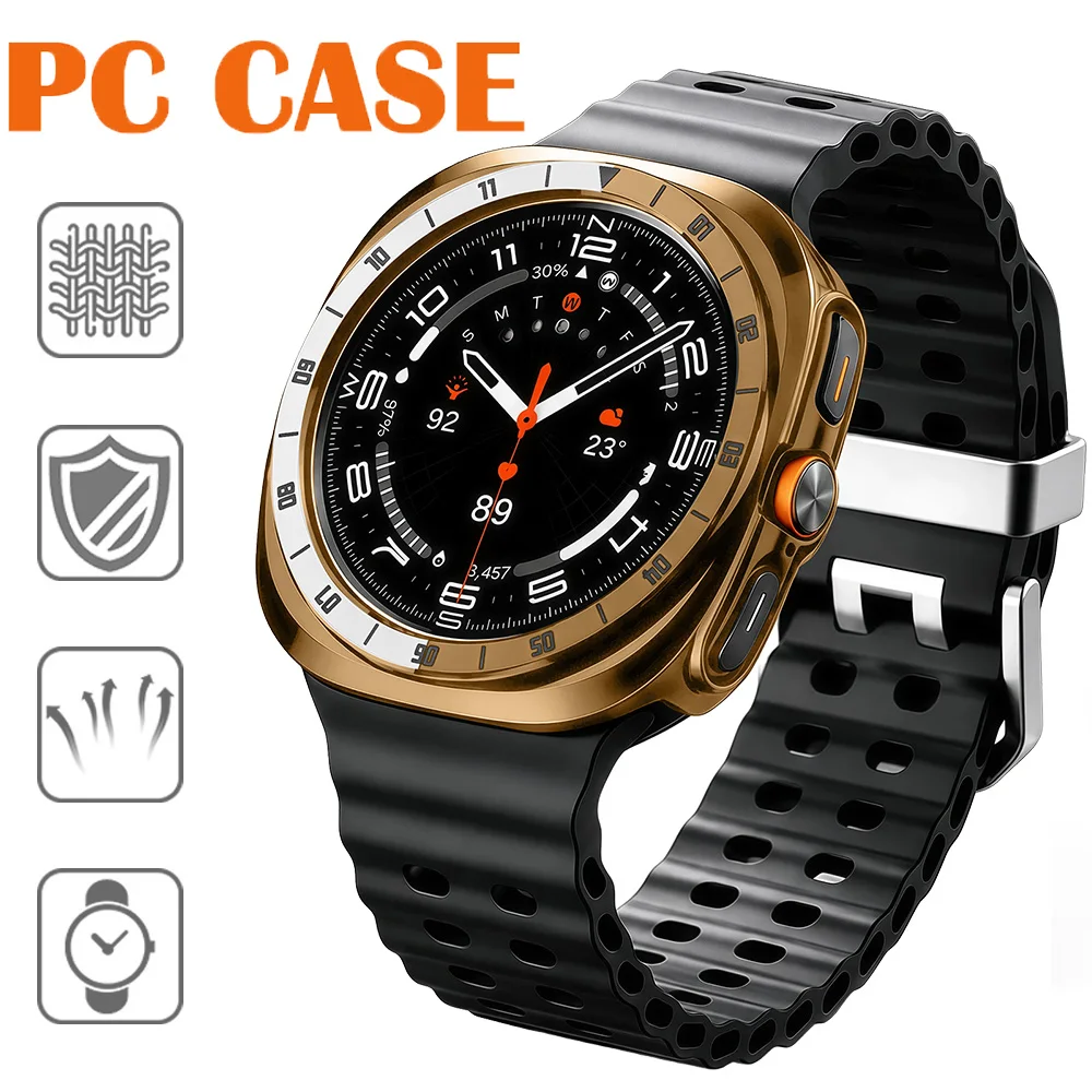 PC-Hülle für Samsung Galaxy Watch Ultra 2 2026 Smartwatch Schutzhülle mit Skalierter Lünette + Hartschale für Galaxy Ultra2 47mm