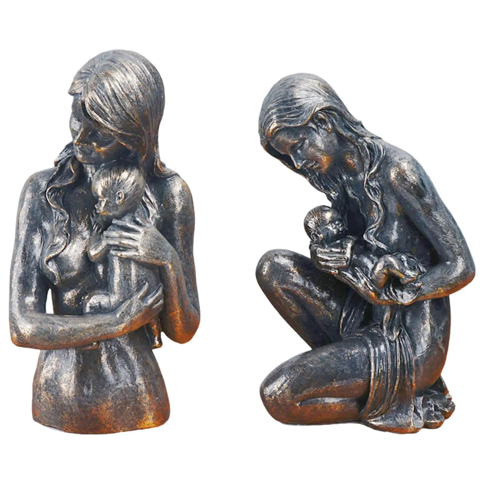 Collezione di statue dell'amore della madre Decorazione artigianale Figurina in resina Ornamento da tavolo per camino Scrivania per armadio da soggiorno interno