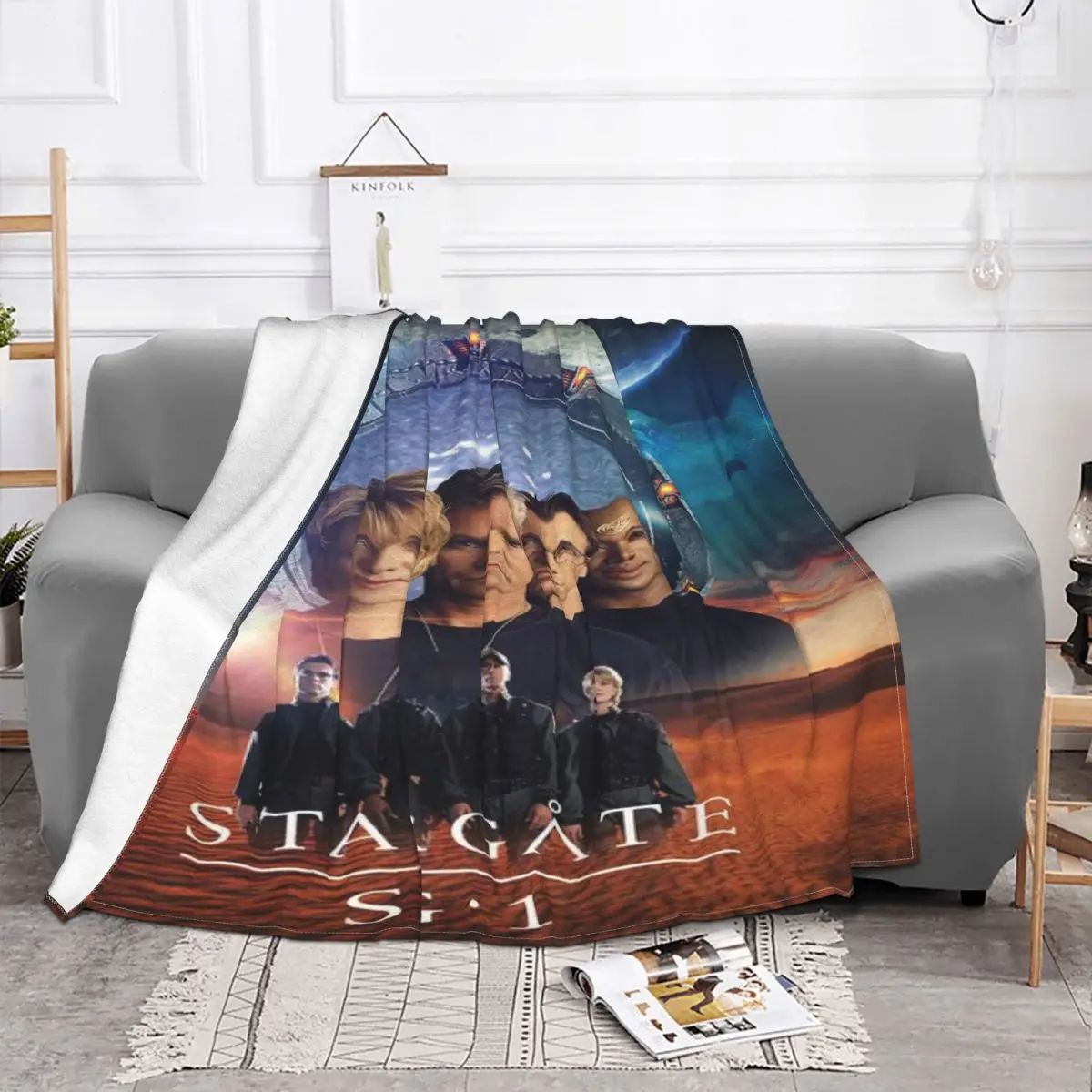 Stargate SG1 3 Deken Sprei Plaid Fleece Deken Zomer Sofa