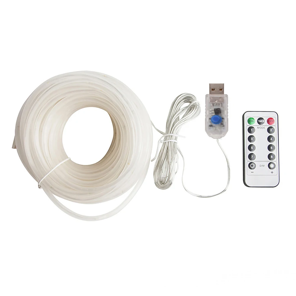 USB LED String Lights IP65 Waterproof 8 Lighting Modes Remote Control Outdoor Lighting Fairy Lights