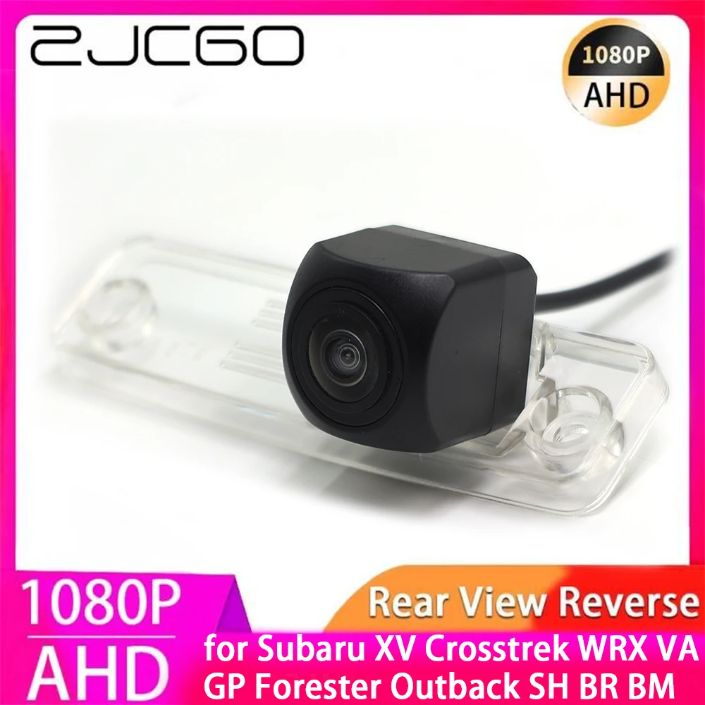 

ZJCGO AHD 1080P Parking Reverse Back up Car Rear View Camera for Subaru XV Crosstrek WRX VA GP Forester Outback SH BR BM