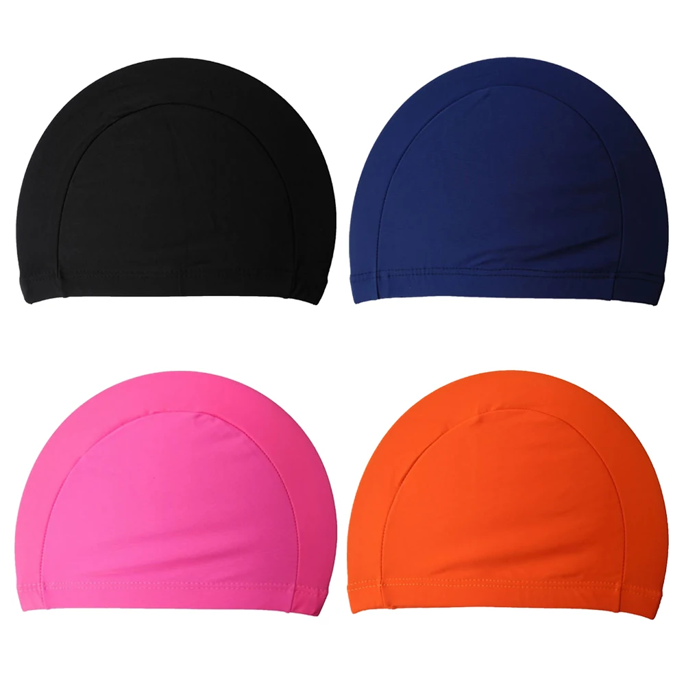 Flexible Adult Swimmers Cap Comfortable Swimming Hat Keeps Hair Clean Swim Bath Hat for Women Men