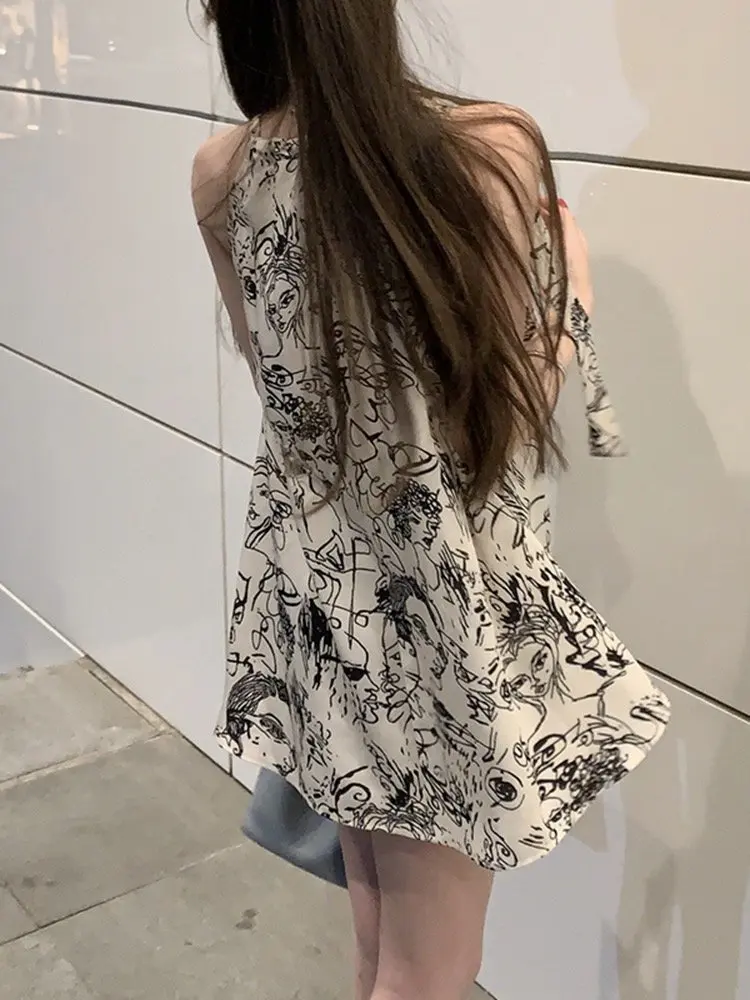 Dresses Women Cotton Floral Embroidered A-Line Midi Skirt Vacation Bohemian Artistic Relaxed Lightweight Sweet Flowy Beach Ins