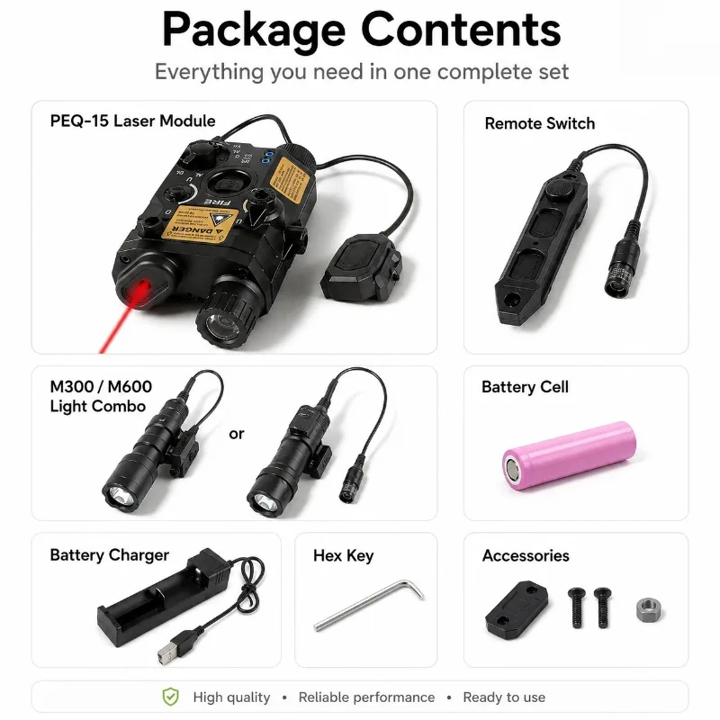 Dual‑Output Beam Lighting Module Alloy Housing Tail‑Operated Hobby Decoration Component