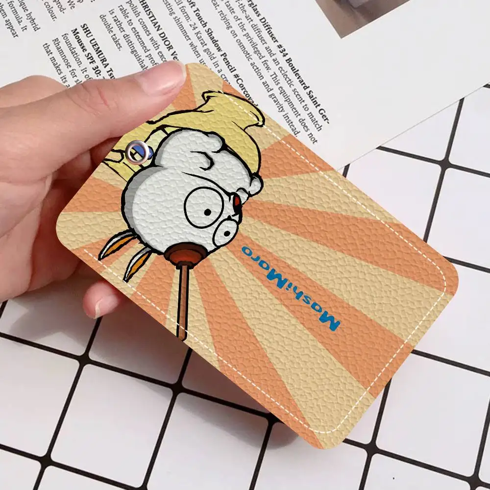 MashiMaro 1 قطعة INS حامل بطاقة الحرم الجامعي للطلاب الكرتونية الإبداعية لبطاقة الوجبات، بطاقة الحافلة، بطاقة العمل، إلخ
