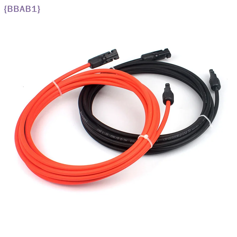 【AB1】Photovoltaic Wire With Male And Female Extension Cord 14AWG Solar Panel Cable Wire 1000/1500V PV DC Connector Solar Cable