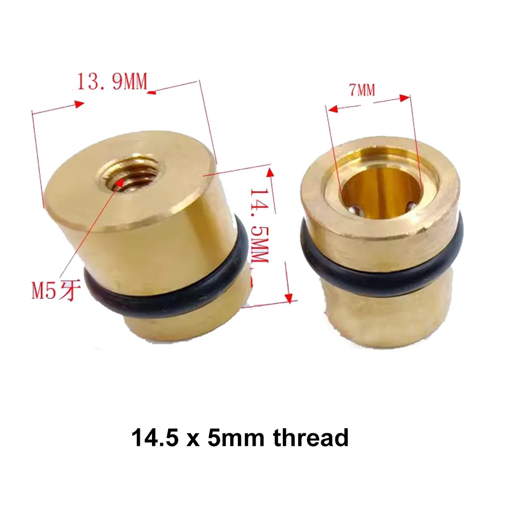 JUKI Nozzle Holder M5 M8 thread round hole nozzle connecting base 14.5mm 17mm 25mm 30mmFor SMT juki 2050 Machine