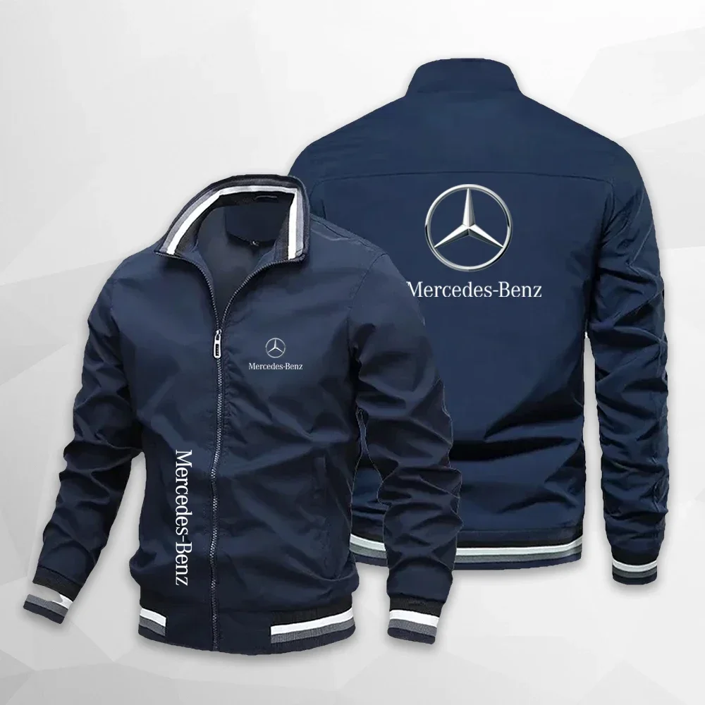 2024 new Mercedes Benz men\'s and women\'s cycling jackets, motorcycle jackets, high-quality outdoor leisure sports bike jackets,