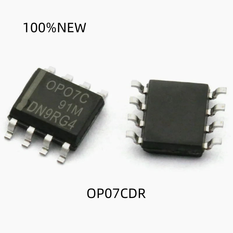 (10Pcs) 100% New Op07Cdr Op07C Sop-8 Operational Amplifier Chip Ic