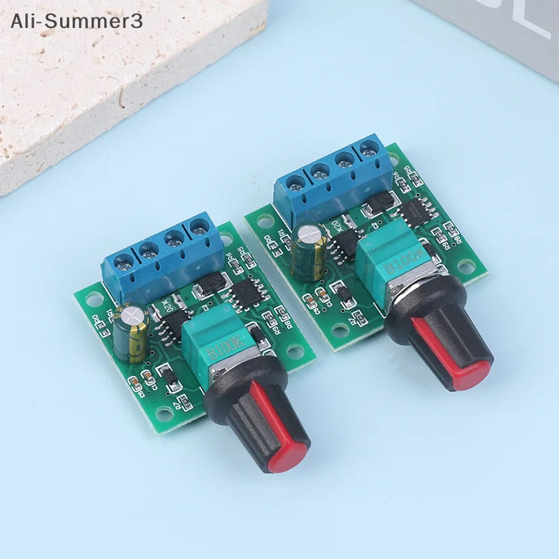 DC 1.8V 3V 5V 6V 12V 2A 1803BK PWM Motor Speed Controller Low Voltage Motor Speed Regulator Switch PWM Adjustable Drive Module