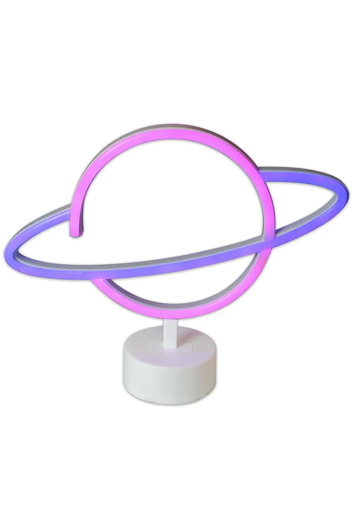Decorative Saturn Planet Neon Led Lighted Table And Night light