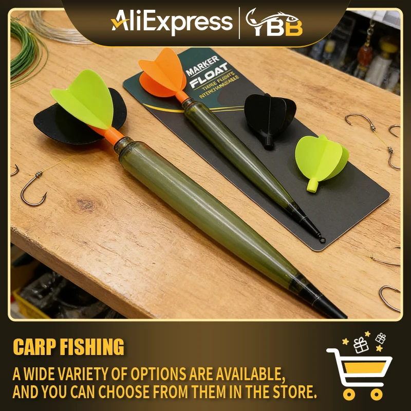 Euro Style Depth Finding Float, Side Hook Marker Float System for Precise Water Depth & Feature Detection - High Buoyancy Carp F