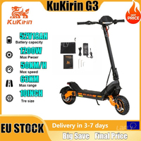 KuKirin G3 Electric Scooter 10.5 Inch 1200W Motor 52V 18Ah Lithium Battery Max Speed 50KM/H Touchable Display Control Panel