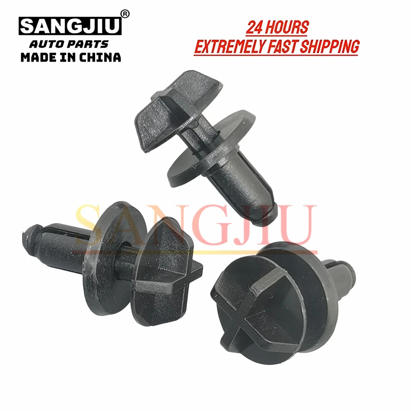 20 pièces W 716510 Clips de calandre de radiateur d'arc de roue de pare-chocs S300 compatibles avec Ford Fusion Mustang