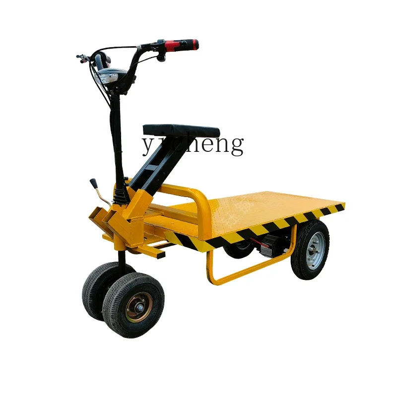 

ZC electric flatbed truck hand push delivery site bucket truck warehouse load king truck