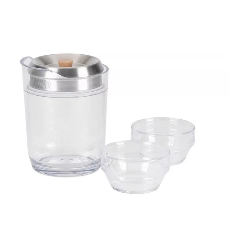 

Outdoor Camping Transparent Teapot Teacup Set Resin Material