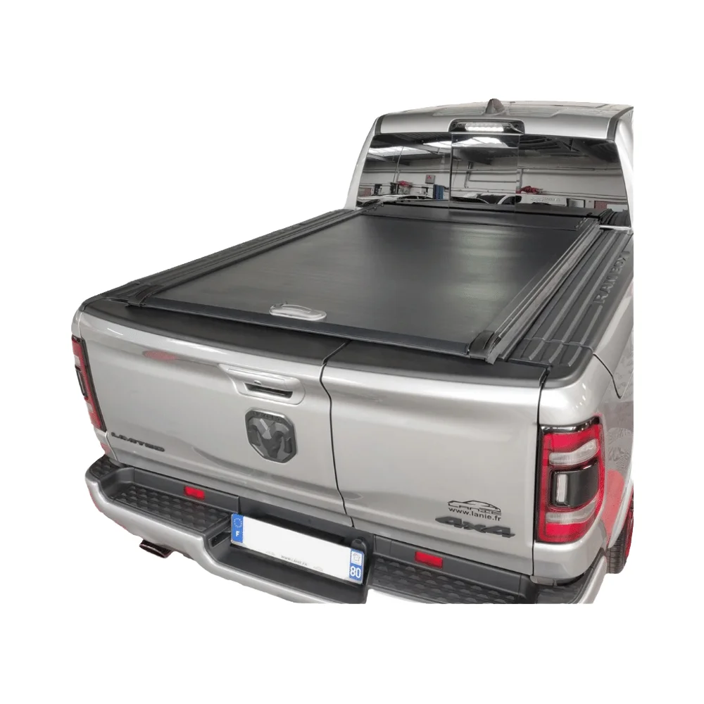 Dream Car Aluminum Alloy Retractable Hardtop Tonneau Cover No Drill Installation Universal Fit  Weatherproof Pickup Truck Be