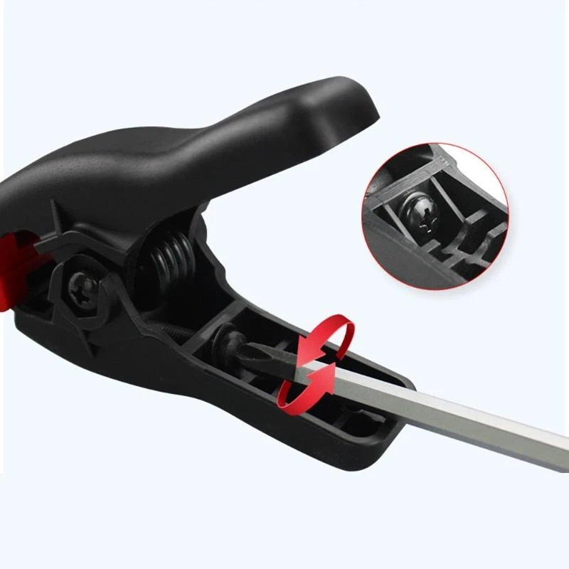 652F Multifunction Woodworking Strong Spring Clamp Adjustable A Type Heavy Duty Clip Durable ABS for Carpenter Background DIY