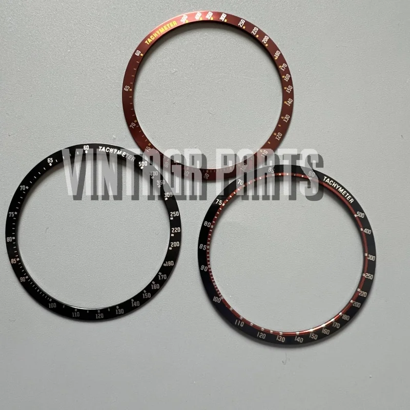 Insert de lunette adapté à la montre chronographe Seiko 6138-0040